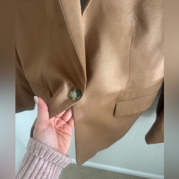 J.Crew Regent blazer in a camel brown wool size 16 - Picture 8 of 11